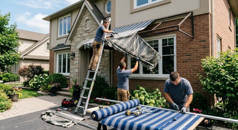 Cloth Awning Replacement in Santa Rosa, CA