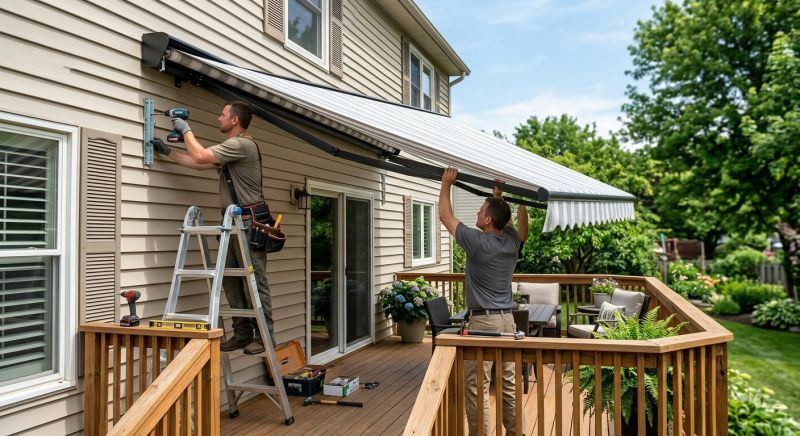 Deck Awning Replacement in Sonoma County, CA