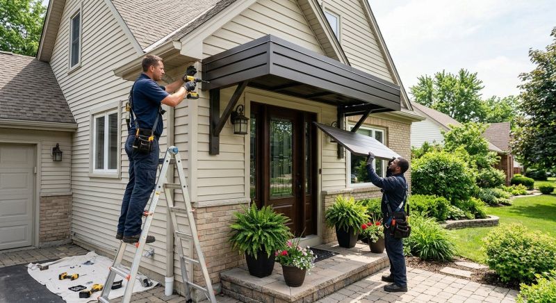 Metal Awning Installation in Santa Rosa, CA