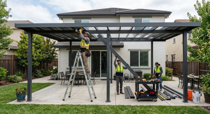 Patio Cover Installation in Santa Rosa, CA