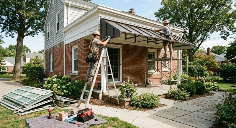 Aluminum Awning Installation in Napa, CA