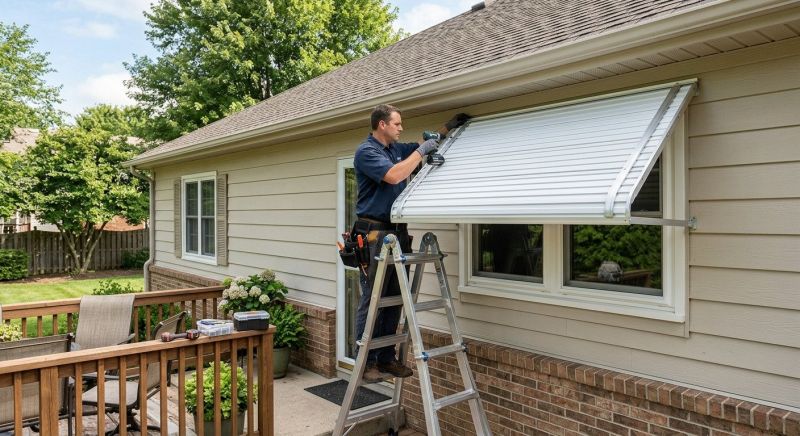 Aluminum Awning Installation in Napa, CA