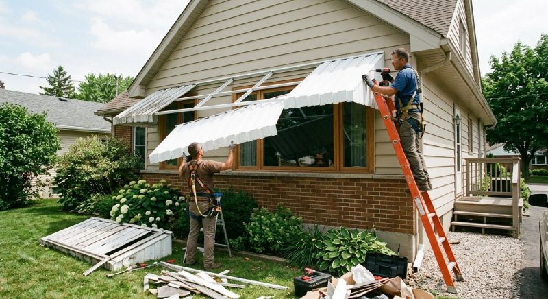 Aluminum Awning Replacement in Santa Rosa, CA