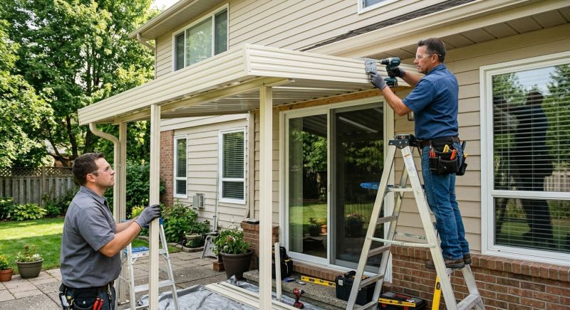 Aluminum Awning Replacement in Sonoma County, CA