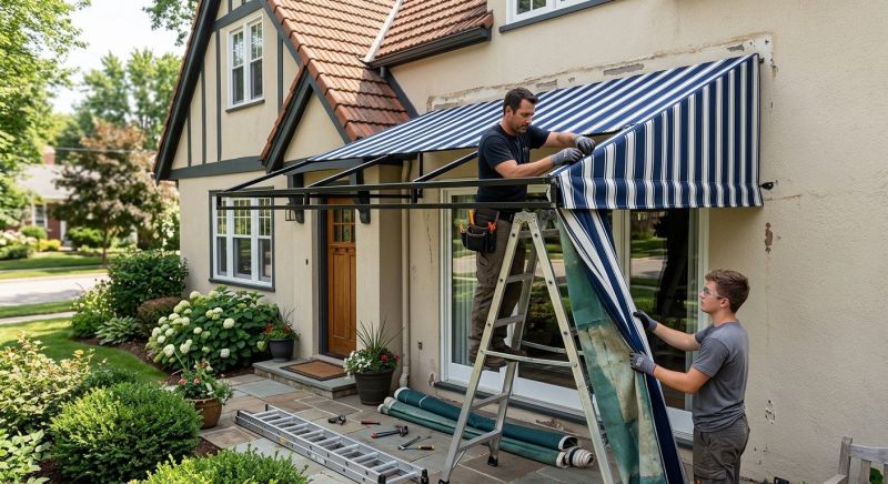 Cloth Awning Replacement in Marin County, CA