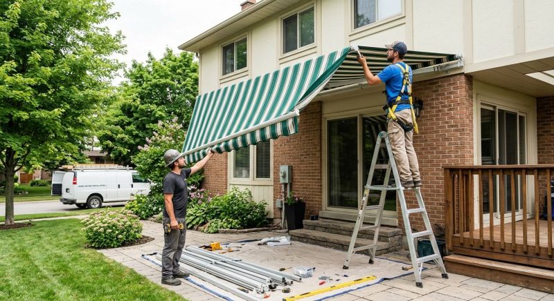 Custom Awning Installation in Napa, CA