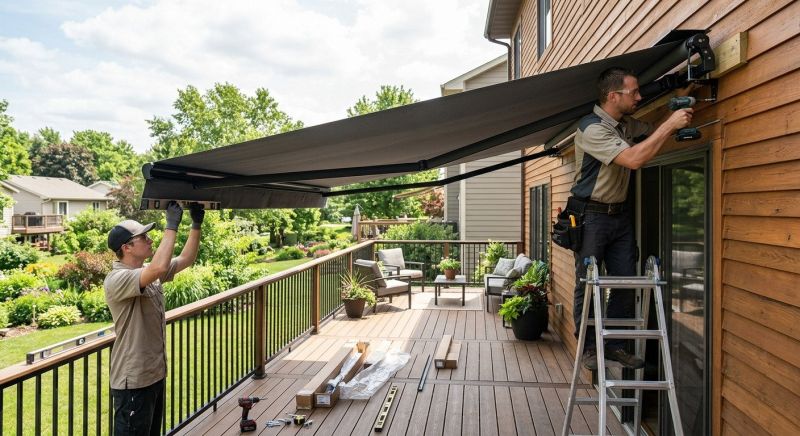 Deck Awning Replacement in Marin County, CA
