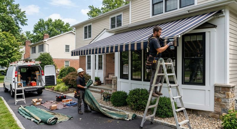 Home Awning Installation in Napa, CA