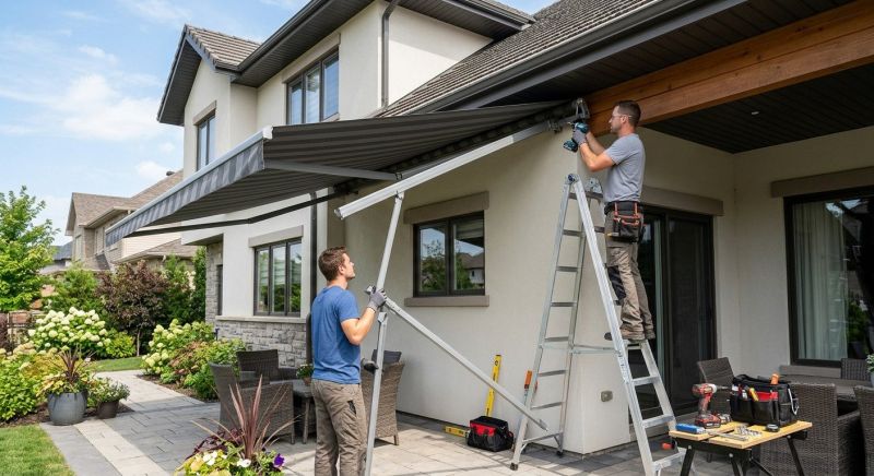 House Awning Installation in Santa Rosa, CA