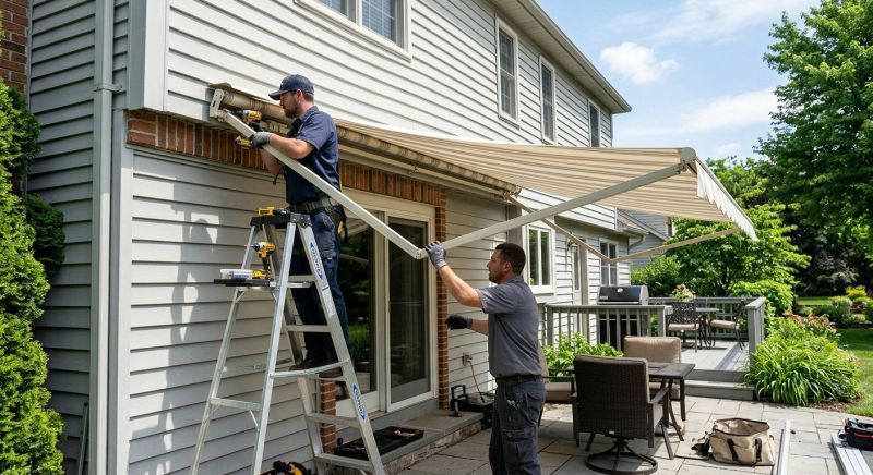 House Awning Installation in Santa Rosa, CA