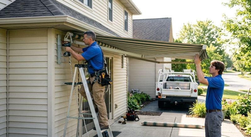 House Awning Installation in Santa Rosa, CA