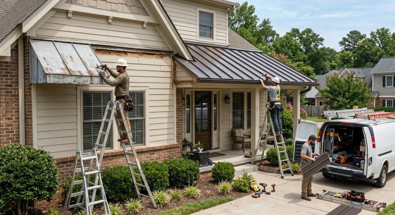 Metal Awning Replacement in Santa Rosa, CA