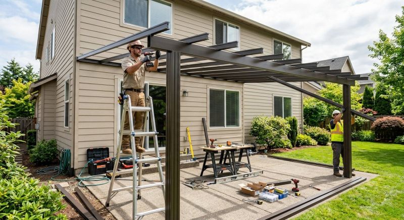 Metal Patio Cover Installation in Napa, CA