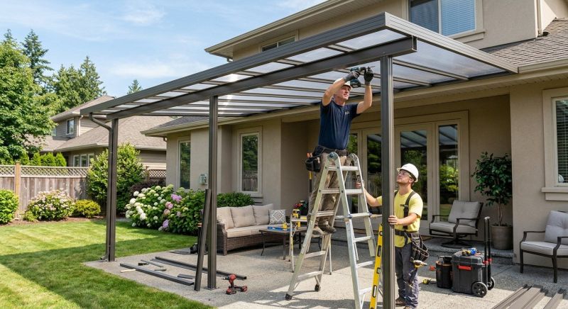Metal Patio Cover Installation in Marin County, CA