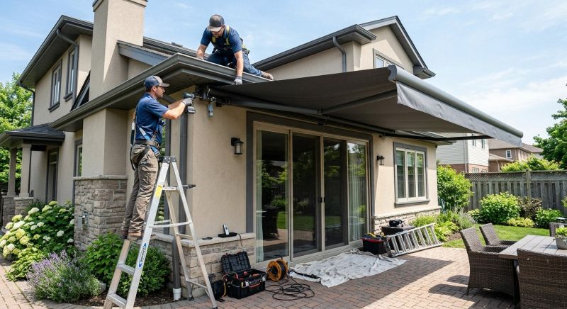 Motorized Awning Installation in Santa Rosa, CA