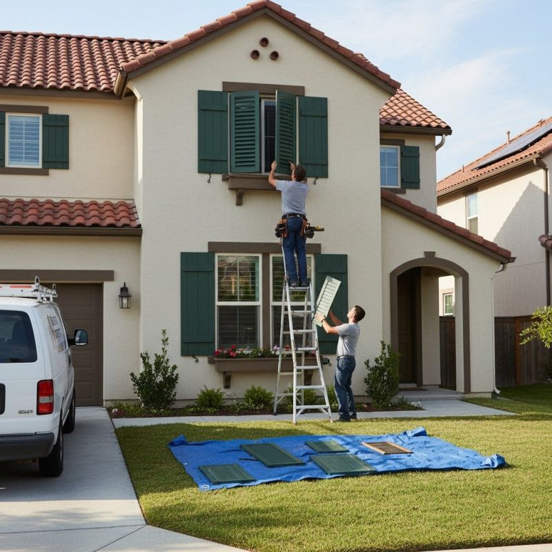 Shutter Reattachment in Arvada, CO