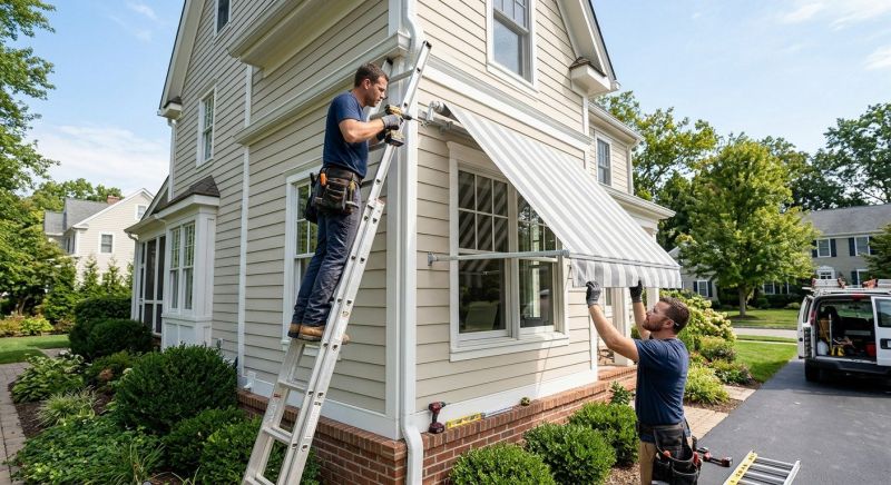 Window Awning Installation in Santa Rosa, CA